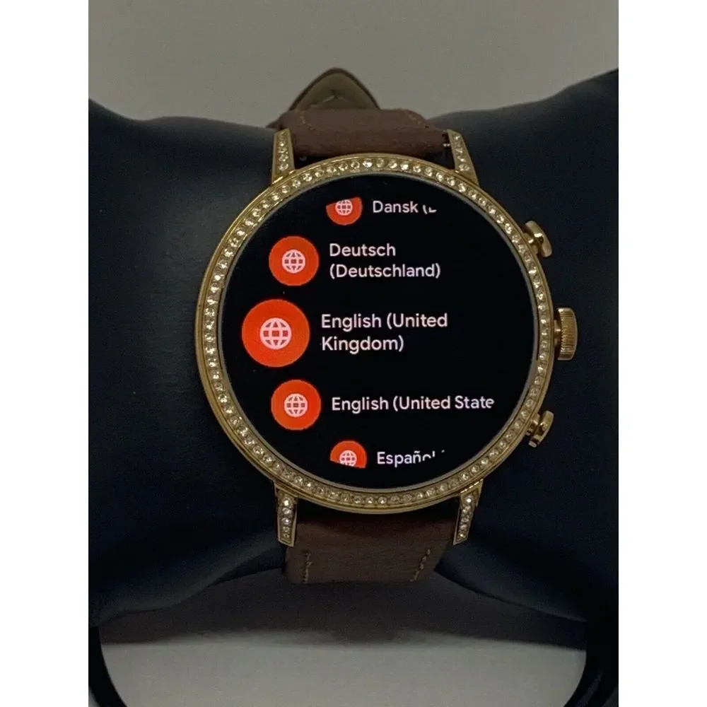 Fossil Gen 4 Authentic Digital Dial Smart Watch Custom Band FTW6015 QT498